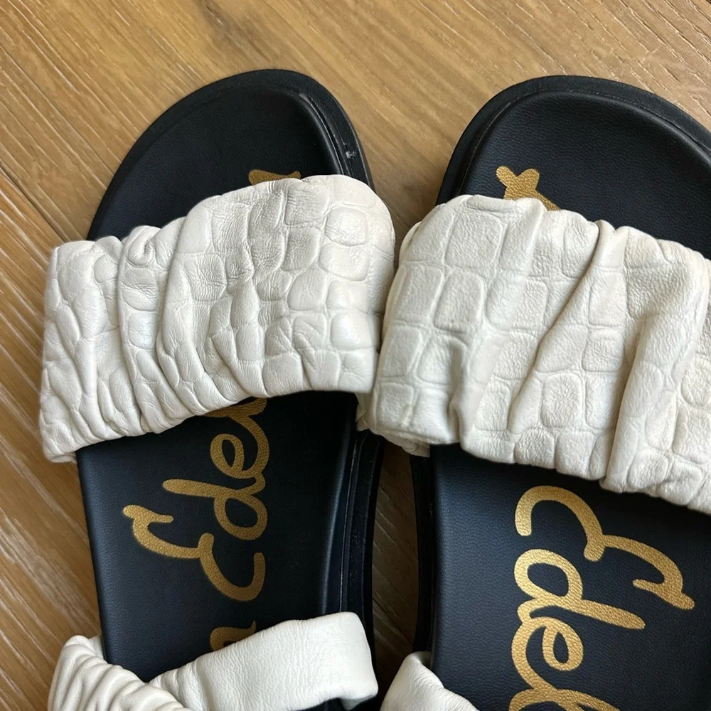 Sam Edelman Velma Cream Sandals - Picture 5 of 8